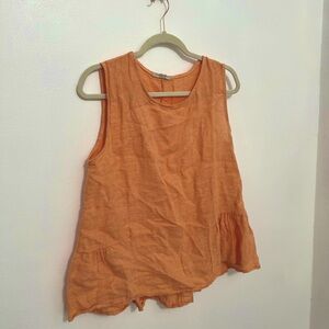 100% linen top made in Italy by Francesca Bettini